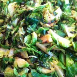 Shredded Brussels Sprouts & Scallions (Gourmet)