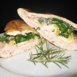 Turkey Pita Sandwiches With Brie, Pecans and Home