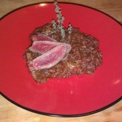 Low Fat Red Wine Risotto