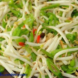 Sprout and Snow Pea Stir-Fry