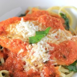 Chicken Parmesan With Basil