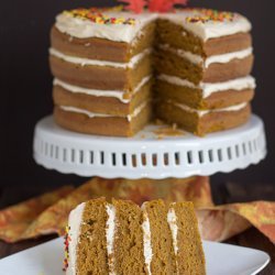 Pumpkin Spice Cake With Browned Butter Frosting