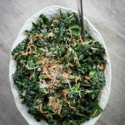 Kale Salad With Peanut Sauce