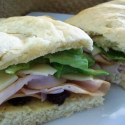 Smoked Turkey Sandwich With Cranberry Butter