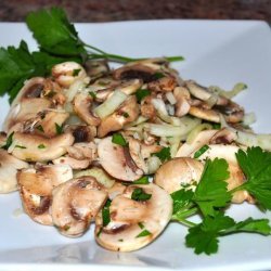 Raw Mushroom Salad With Parmesan