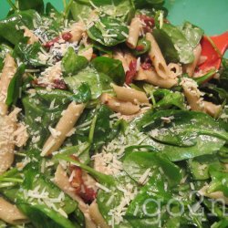 Penne With Spinach and Sun-Dried Tomatoes