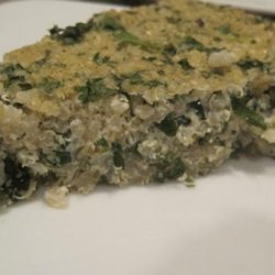 Spinach and Roasted Garlic Tart