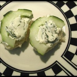 Herbed Cucumber Canapes