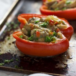 Slow Cooker Chicken Stuffed Peppers