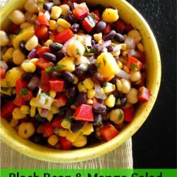 Black Bean Salad With Lime-Cilantro Vinaigrette