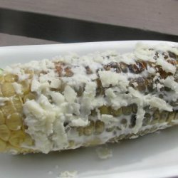 Cuban Grilled Corn With Cotija Cheese
