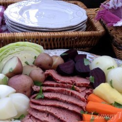 New England Boiled Dinner (corned beef & cabbage)