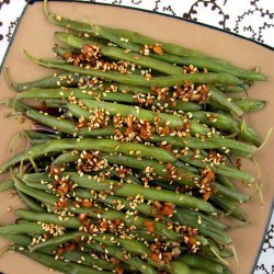 Sesame-Garlic Green Beans