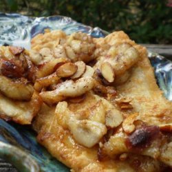 Flounder With Bananas, Almonds and Rum