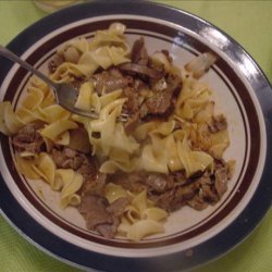 Solo Barbecue Beef in Pasta