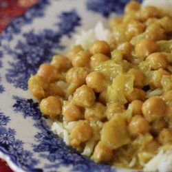 Quick Curried Chickpeas (For 1)