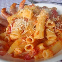 Penne With Sun-Dried Tomato Vodka Sauce