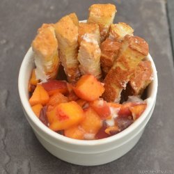 Peach Cobbler  French Toast