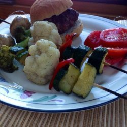 BBQ Broccoli and Cauliflower?  My Son's Recipe!