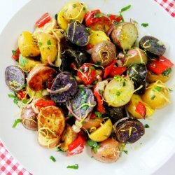 Red, White and Blue Potato Salad