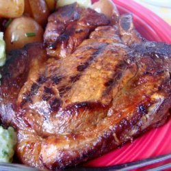 Grilled Honey-Garlic Pork Chops