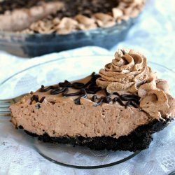 Chocolate Cheesecake No-bake Pie