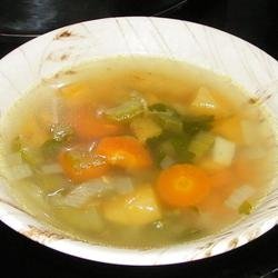 Turkey Soup with Root Vegetables