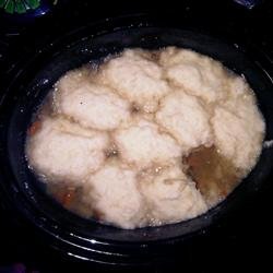 Slow Cooker Turkey Soup with Dumplings