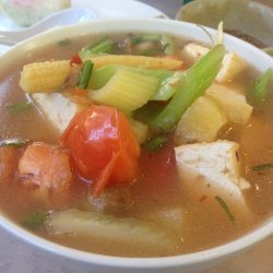 Hot and Sour Soup with Bean Sprouts