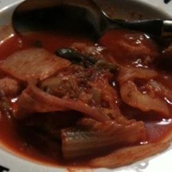 Korean Kimchi Jigeh Stew