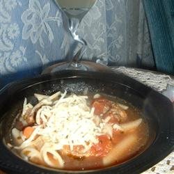 Meatball and Pasta Soup