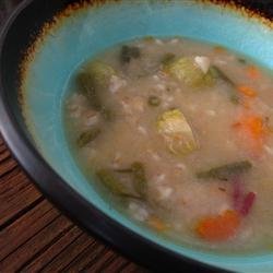 Brussels Sprouts and Barley Soup