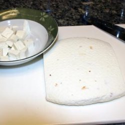 Reduced Fat Homemade Cheese (Paneer)