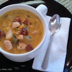 Roasted Chicken and Corn Chowder