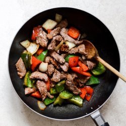 Coconut Rice With Beef Stir-Fry