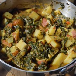 Easy Potato and Spinach Curry