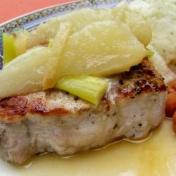 Pork Chops With Ginger Pear Sauce