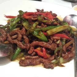 Shredded Beef With Green Peppers