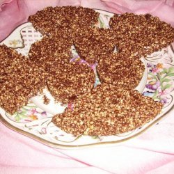 Pecan Chocolate Chip Rice Crispy Squares
