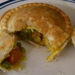 Chicken and Vegetable Curry Pie