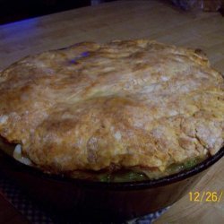 Chicken Pot Pie With Biscuit Topping