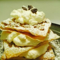 Phyllo Tortes With Honey Cream