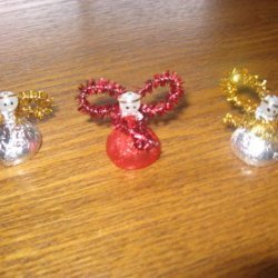 Christmas Angel Hershey Kiss Ornament Craft