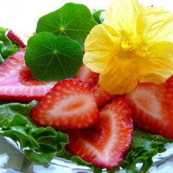 Strawberry-Nasturtium Salad