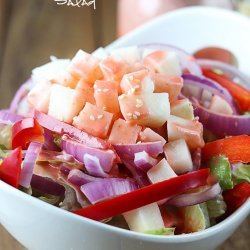 Asian Strawberry Salad With Dressing