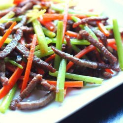 Dry-fried beef
