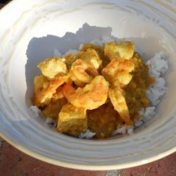 Curried Chicken and Shrimp