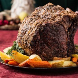 Herb Crusted Roast Beef and Potatoes