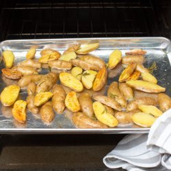 Chicken Under a   Brick  With Roasted Potatoes