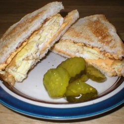 Midnight Eggs and Cheese Sandwich